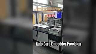 Full Auto Dual-interface Bank Card Inlay Sheet Antenna Embedder YAE-416FA