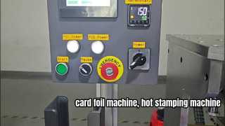 Dual station Automatic Card Hot stamping machine YHS-2
